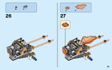 Notice / Instructions de Montage - LEGO - NEXO KNIGHTS - 72001 - L'aérotireur de Lance: Page 33