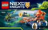 Notice / Instructions de Montage - LEGO - NEXO KNIGHTS - 72001 - L'aérotireur de Lance: Page 1