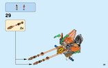 Notice / Instructions de Montage - LEGO - NEXO KNIGHTS - 72001 - L'aérotireur de Lance: Page 35