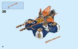 Notice / Instructions de Montage - LEGO - NEXO KNIGHTS - 72001 - L'aérotireur de Lance: Page 44