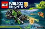 Notice / Instructions de Montage - LEGO - NEXO KNIGHTS - 72002 - Le double canon: Page 1