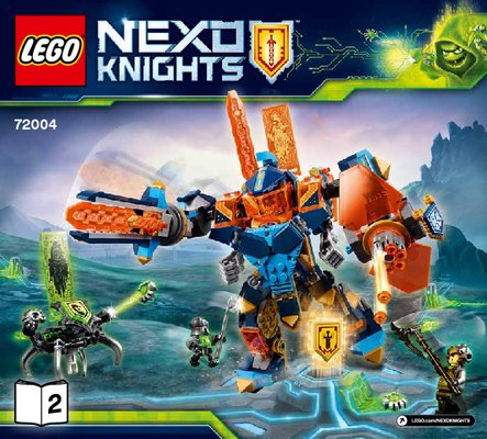 Notice / Instructions de Montage - LEGO - NEXO KNIGHTS - 72004 - L'Armure 3-en-1 de Clay: Page 1