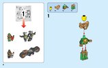 Notice / Instructions de Montage - LEGO - NEXO KNIGHTS - 72005 - L'avion-arbalète d'Aaron: Page 4