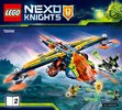 Notice / Instructions de Montage - LEGO - NEXO KNIGHTS - 72005 - L'avion-arbalète d'Aaron: Page 1