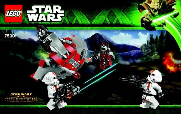 Notice / Instructions de Montage - LEGO - Star Wars - 75001 - Republic Troopers™ vs Sith™ Troopers: Page 1