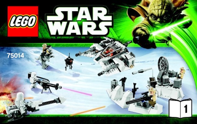 Notice / Instructions de Montage - LEGO - 75014 - Battle of Hoth™: Page 1