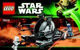 Notice / Instructions de Montage - LEGO - 75015 - Corporate Alliance Tank Droid™: Page 1