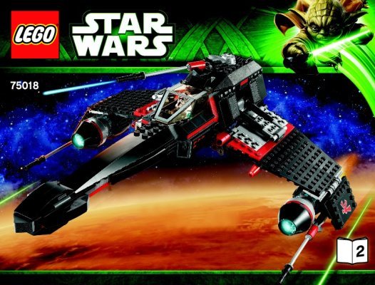 Notice / Instructions de Montage - LEGO - Star Wars - 75018 - JEK-14’s Stealth Starfighter™: Page 1