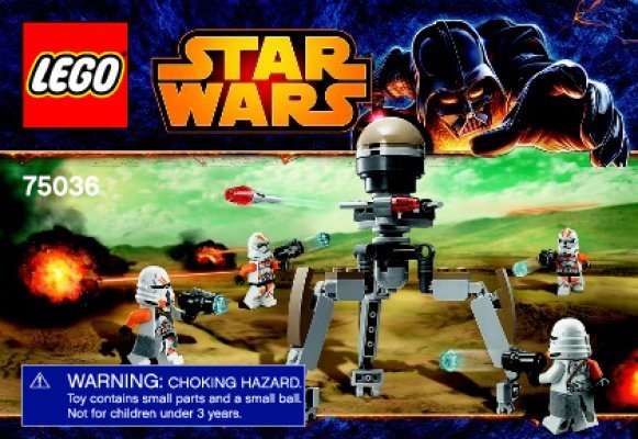 Notice / Instructions de Montage - LEGO - Star Wars - 75036 - Utapau Troopers™: Page 1