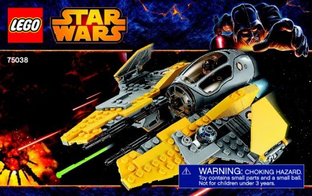 Notice / Instructions de Montage - LEGO - Star Wars - 75038 - Intercepteur Jedi™: Page 1