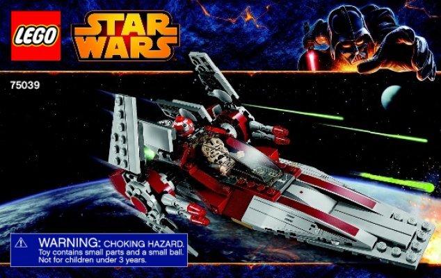 Notice / Instructions de Montage - LEGO - Star Wars - 75039 - V-wing Starfighter™: Page 1