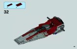 Notice / Instructions de Montage - LEGO - Star Wars - 75039 - V-wing Starfighter™: Page 35