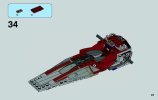 Notice / Instructions de Montage - LEGO - Star Wars - 75039 - V-wing Starfighter™: Page 37