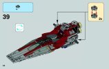 Notice / Instructions de Montage - LEGO - Star Wars - 75039 - V-wing Starfighter™: Page 44