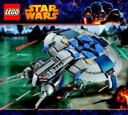 Notice / Instructions de Montage - LEGO - Star Wars - 75042 - Droid Gunship™: Page 1