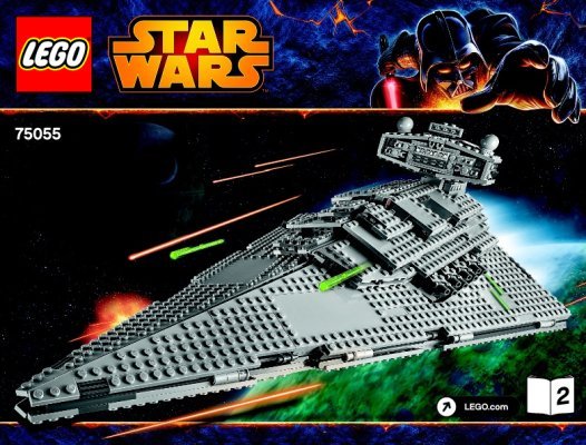 Notice / Instructions de Montage - LEGO - Star Wars - 75055 - Imperial Star Destroyer™: Page 1