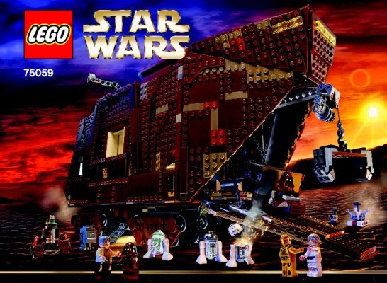 Notice / Instructions de Montage - LEGO - Star Wars - 75059 - Sandcrawler™: Page 1