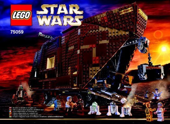 Notice / Instructions de Montage - LEGO - Star Wars - 75059 - Sandcrawler™: Page 1