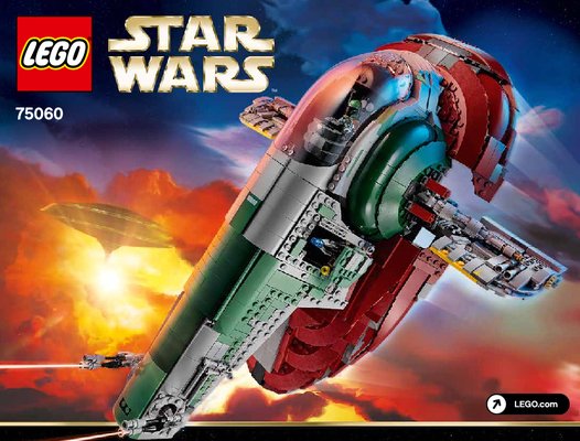 Notice / Instructions de Montage - LEGO - Star Wars - 75060 - Slave I™: Page 1