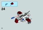 Notice / Instructions de Montage - LEGO - Star Wars - 75072 - ARC-170 Starfighter™: Page 24