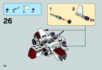 Notice / Instructions de Montage - LEGO - Star Wars - 75072 - ARC-170 Starfighter™: Page 26