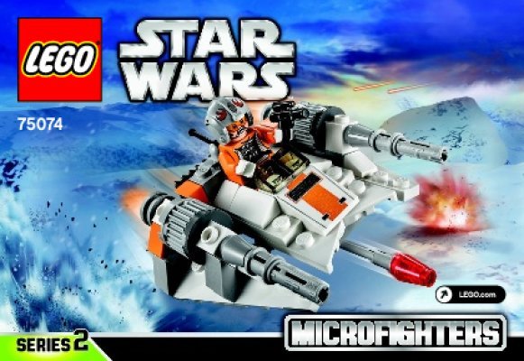 Notice / Instructions de Montage - LEGO - Star Wars - 75074 - Snowspeeder™: Page 1