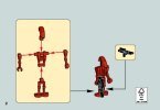 Notice / Instructions de Montage - LEGO - Star Wars - 75077 - Homing Spider Droid™: Page 2