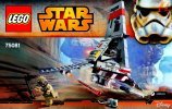 Notice / Instructions de Montage - LEGO - Star Wars - 75081 - T-16 Skyhopper™: Page 1