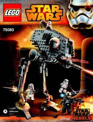 Notice / Instructions de Montage - LEGO - Star Wars - 75083 - AT-DP™: Page 1