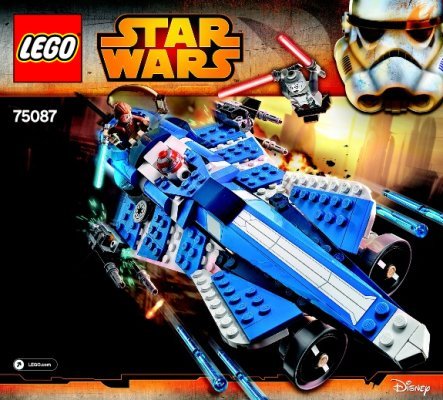 Notice / Instructions de Montage - LEGO - Star Wars - 75087 - Anakin’s Custom Jedi Starfighter™: Page 1