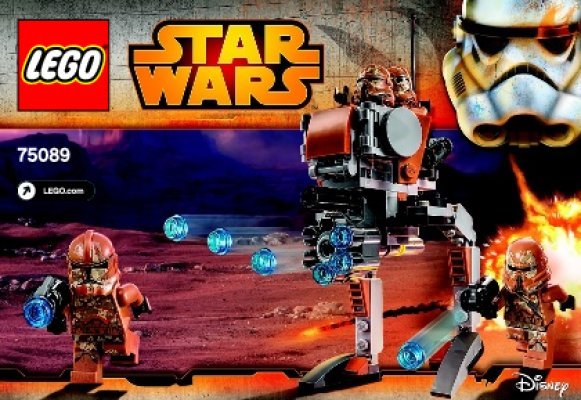 Notice / Instructions de Montage - LEGO - Star Wars - 75089 - Geonosis Troopers™: Page 1