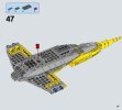 Notice / Instructions de Montage - LEGO - Star Wars - 75092 - Naboo Starfighter™: Page 57