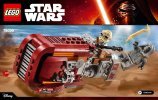 Notice / Instructions de Montage - LEGO - Star Wars - 75099 - Rey's Speeder™: Page 1