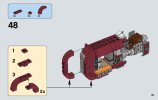 Notice / Instructions de Montage - LEGO - Star Wars - 75099 - Rey's Speeder™: Page 31