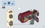 Notice / Instructions de Montage - LEGO - Star Wars - 75099 - Rey's Speeder™: Page 37