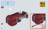 Notice / Instructions de Montage - LEGO - Star Wars - 75099 - Rey's Speeder™: Page 42