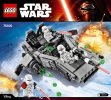 Notice / Instructions de Montage - LEGO - Star Wars - 75100 - First Order Snowspeeder™: Page 1