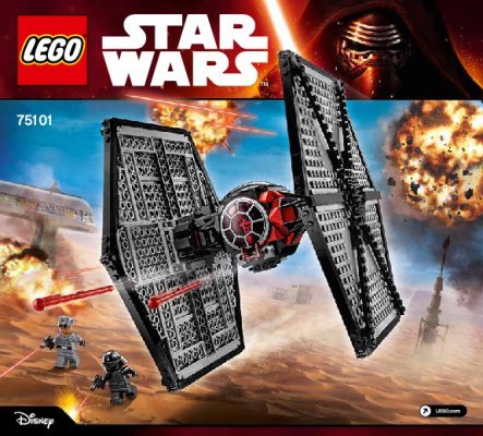 Notice / Instructions de Montage - LEGO - Star Wars - 75101 - First Order Special Forces TIE fighter™: Page 1