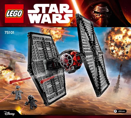 Notice / Instructions de Montage - LEGO - Star Wars - 75101 - First Order Special Forces TIE fighter™: Page 1