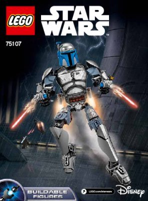 Notice / Instructions de Montage - LEGO - Star Wars - 75107 - Jango Fett™: Page 1