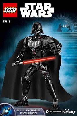 Notice / Instructions de Montage - LEGO - Star Wars - 75111 - Darth Vader™: Page 1