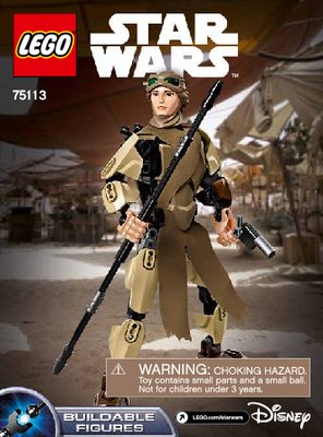 Notice / Instructions de Montage - LEGO - Star Wars - 75113 - Rey: Page 1