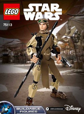 Notice / Instructions de Montage - LEGO - Star Wars - 75113 - Rey: Page 1