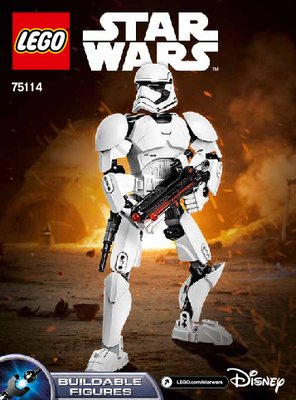 Notice / Instructions de Montage - LEGO - Star Wars - 75114 - Stormtrooper™ du Premier Ordre: Page 1