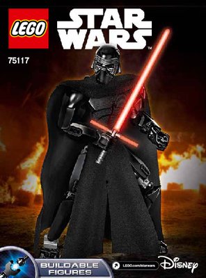 Notice / Instructions de Montage - LEGO - Star Wars - 75117 - Kylo Ren™: Page 1