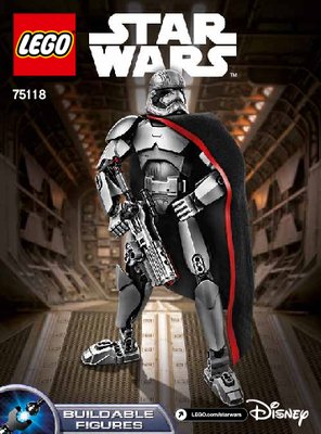 Notice / Instructions de Montage - LEGO - Star Wars - 75118 - Capitaine Phasma™: Page 1