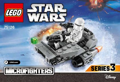 Notice / Instructions de Montage - LEGO - Star Wars - 75126 - Le Snowspeeder™ du Premier Ordre: Page 1