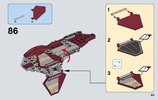 Notice / Instructions de Montage - LEGO - Star Wars - 75135 - Obi-Wan’s Jedi Interceptor™: Page 63