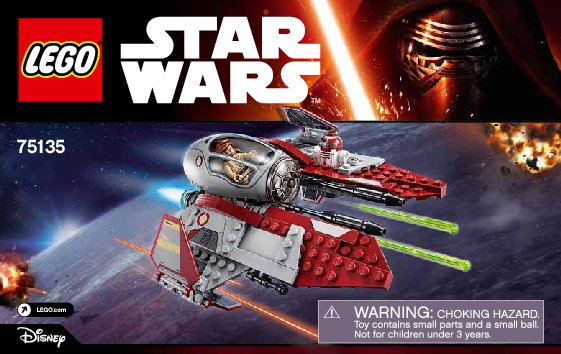 Notice / Instructions de Montage - LEGO - Star Wars - 75135 - Obi-Wan’s Jedi Interceptor™: Page 1