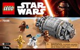 Notice / Instructions de Montage - LEGO - Star Wars - 75136 - Droid™ Escape Pod: Page 1